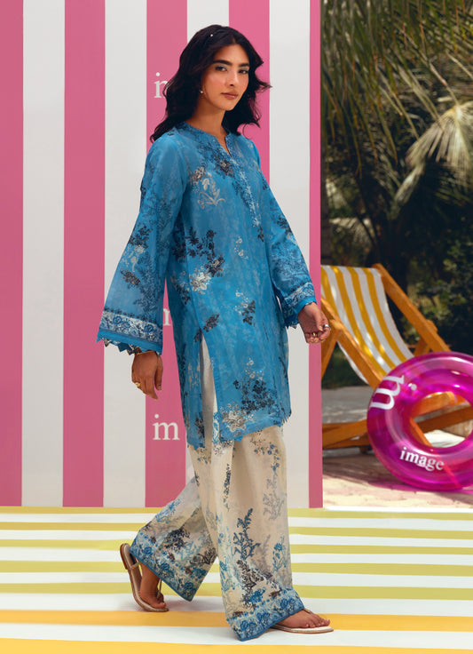 Printed Solid CO-ORD Set