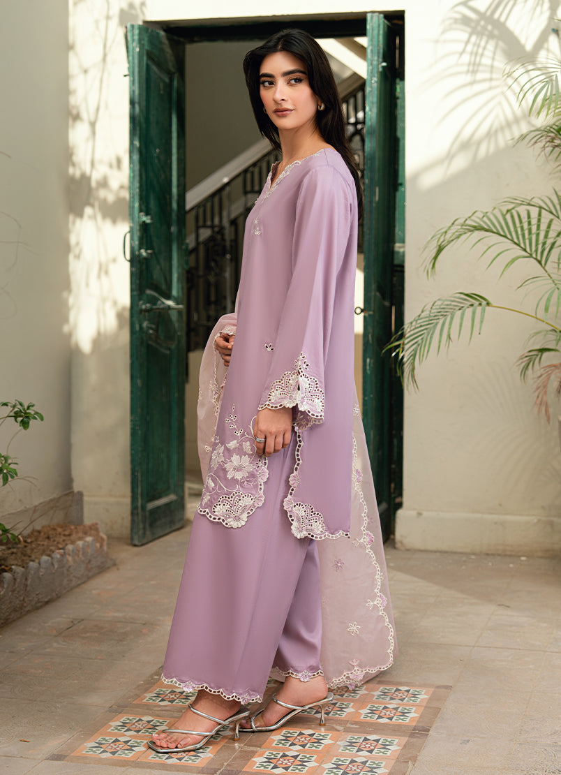 Embroidered 3 PC Suit