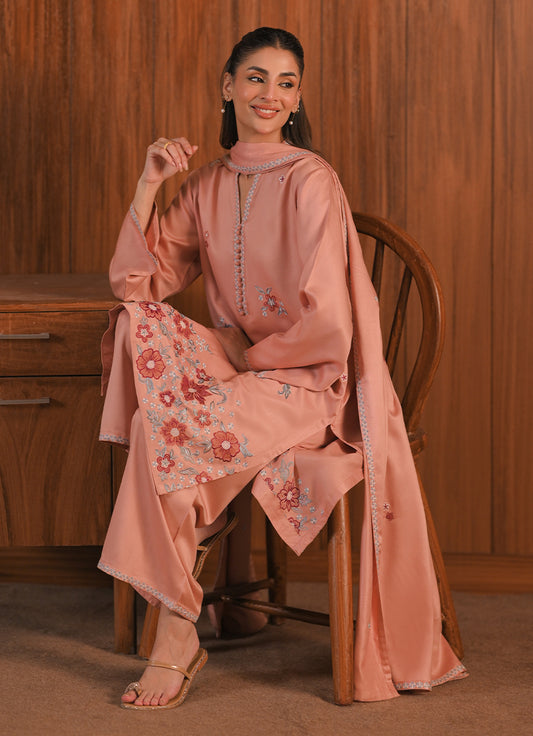 Embroidered 3 PC Suit