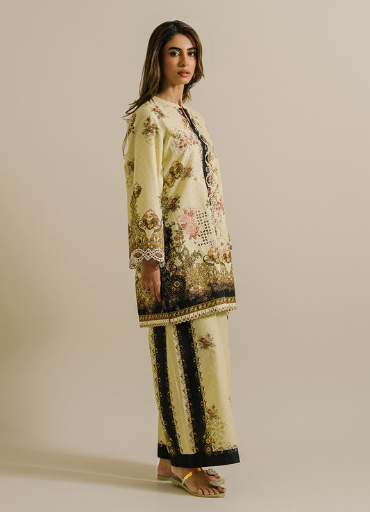 Printed Embroidered CO-ORD Set