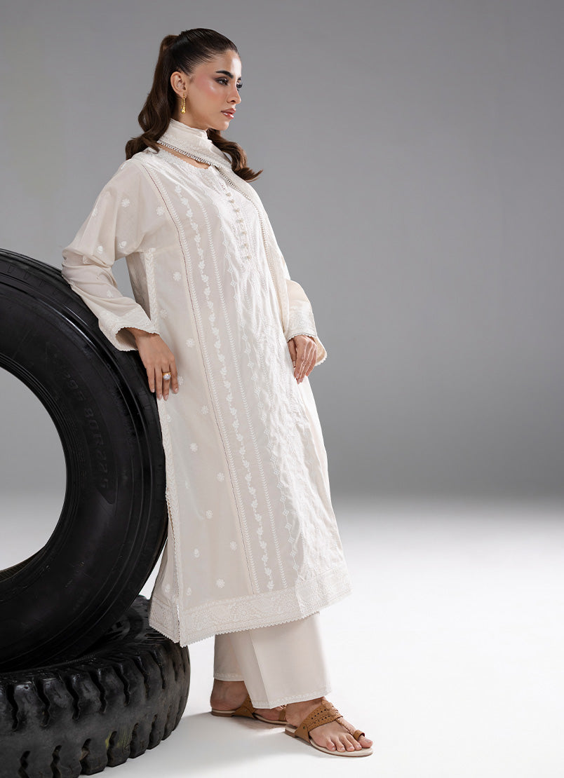 Embroidered 3 PC Suit