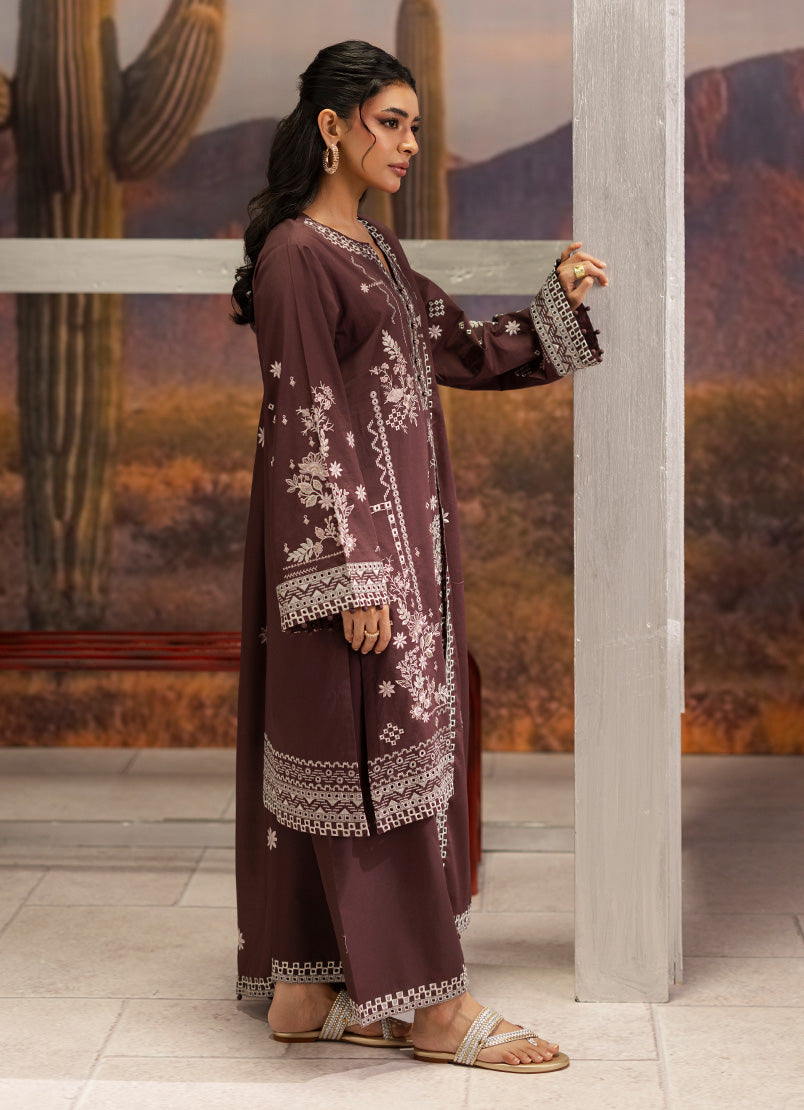 Embroidered 3 PC Suit