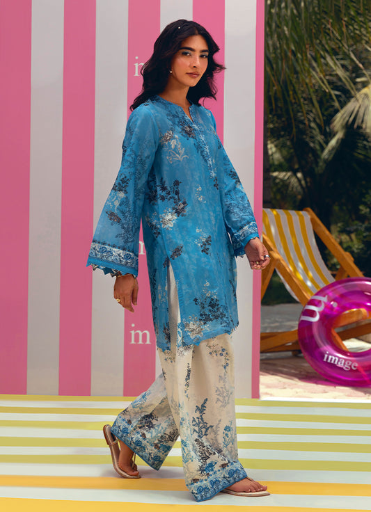 Printed Solid CO-ORD Set