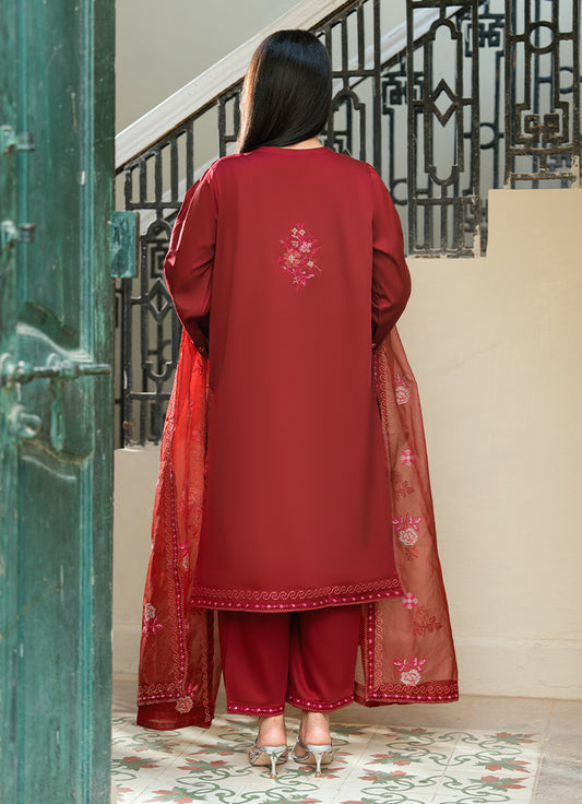 Embroidered 3 PC Suit