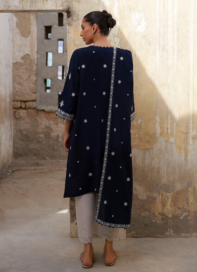 Embroidered Shirt & Dupatta