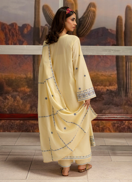 Embroidered 3 PC Suit