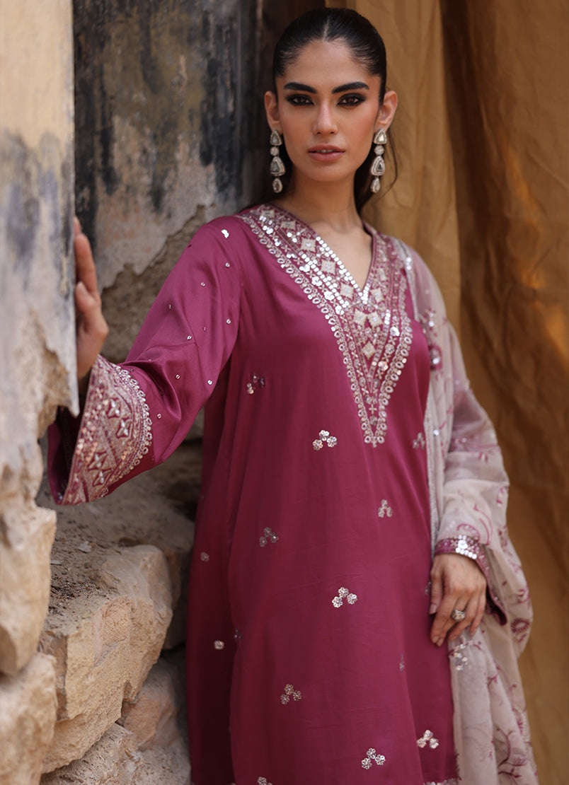 3 PC Embroidered Suit