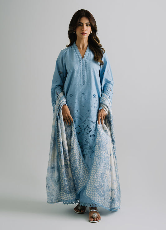 3 PC Embroidered Suit