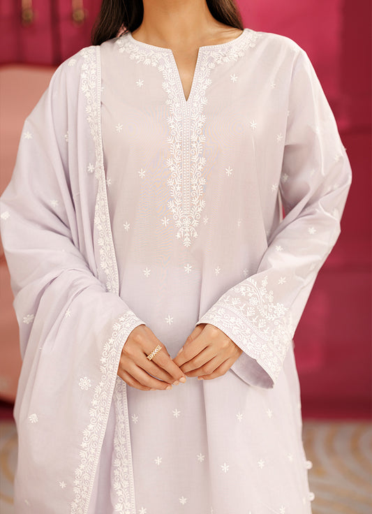 Embroidered 3 PC Suit