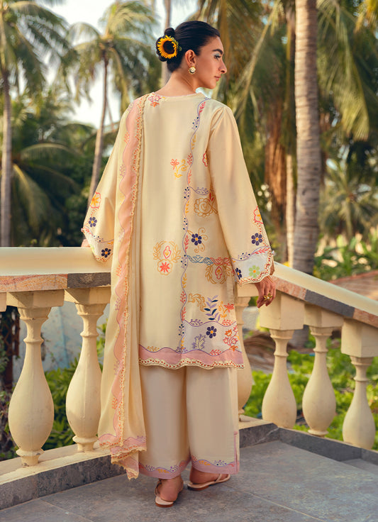 Printed 3 PC Suit