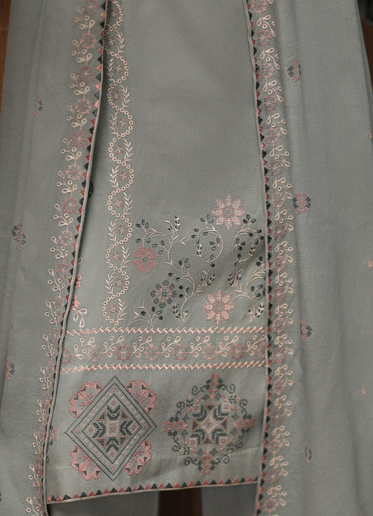 3 PC Embroidered Suit