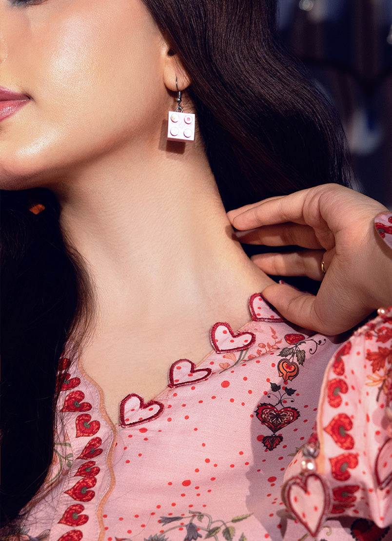 Printed Solid 3 PC Suit