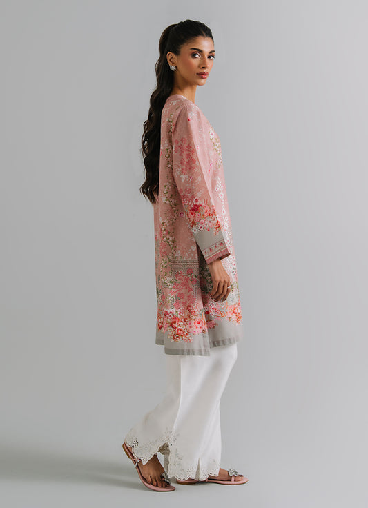 Printed Embroidered  Kurta