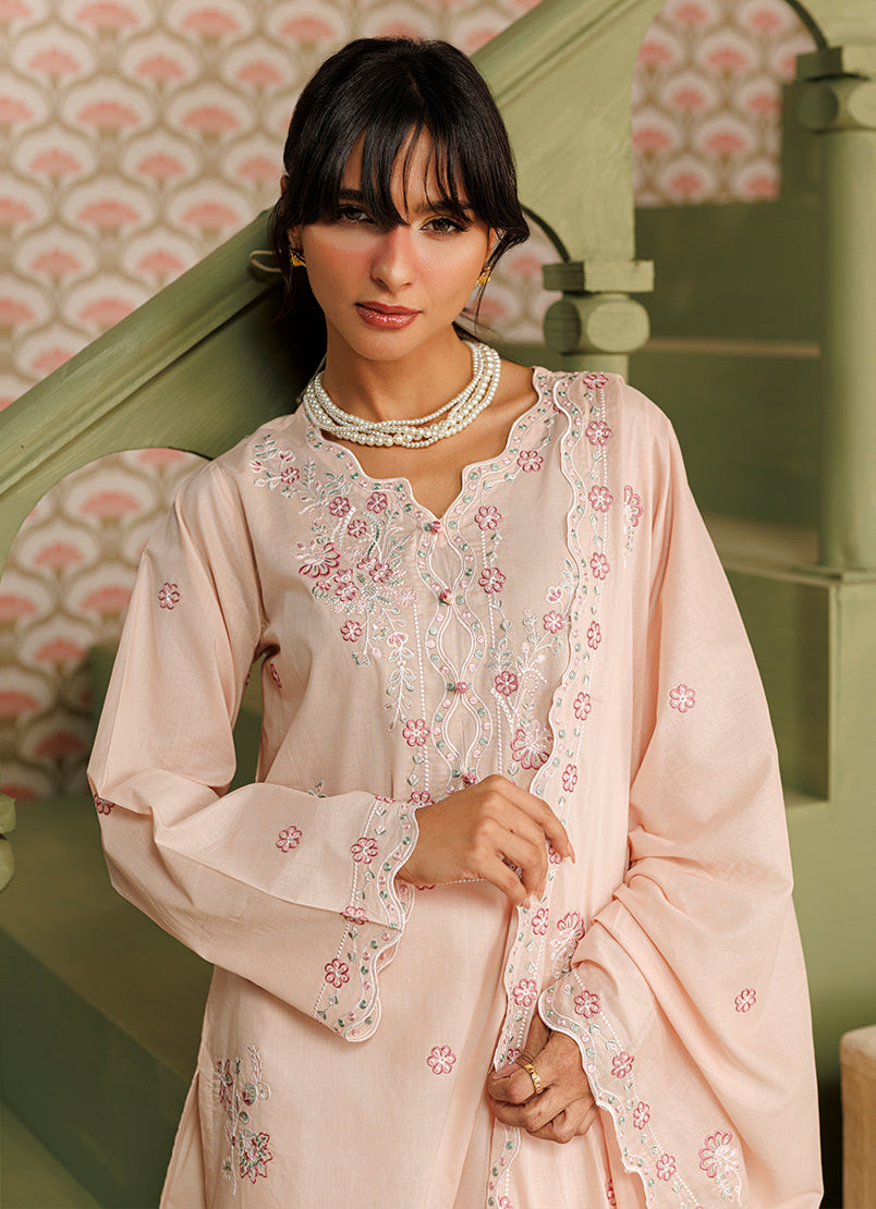 Embroidered 3 PC Suit
