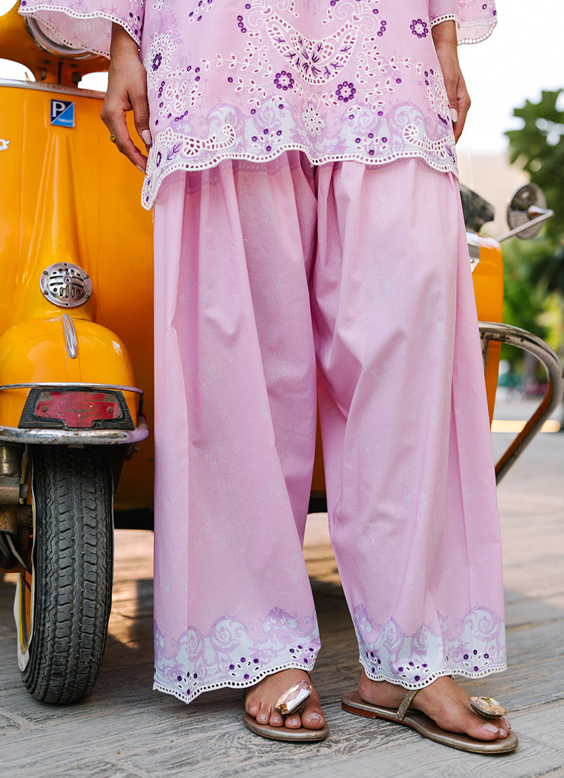 Printed Embroidered CO-ORD Set