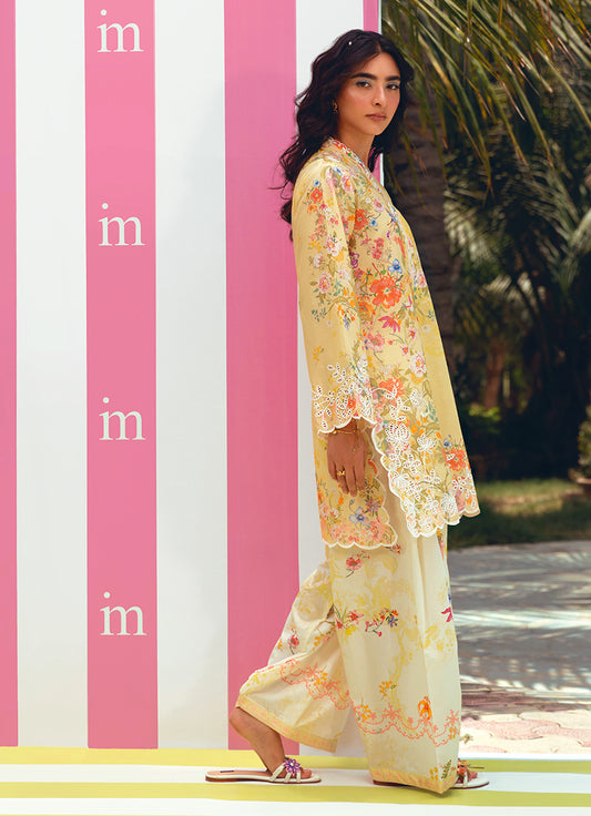 Printed Embroidered CO-ORD Set
