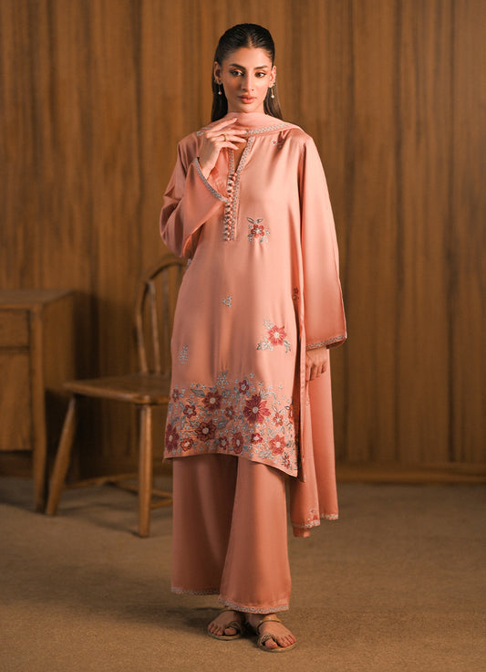 Embroidered 3 PC Suit