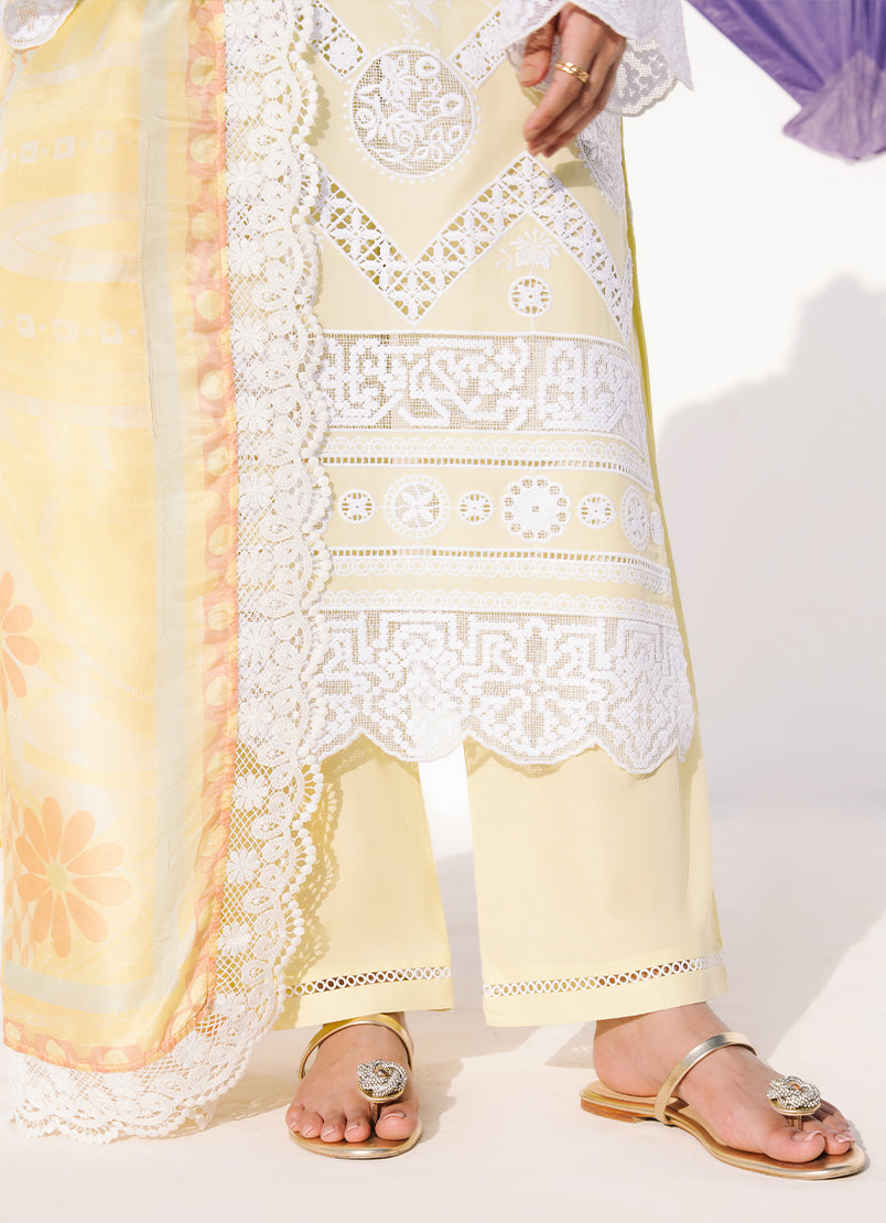 Embroidered 3 PC Suit