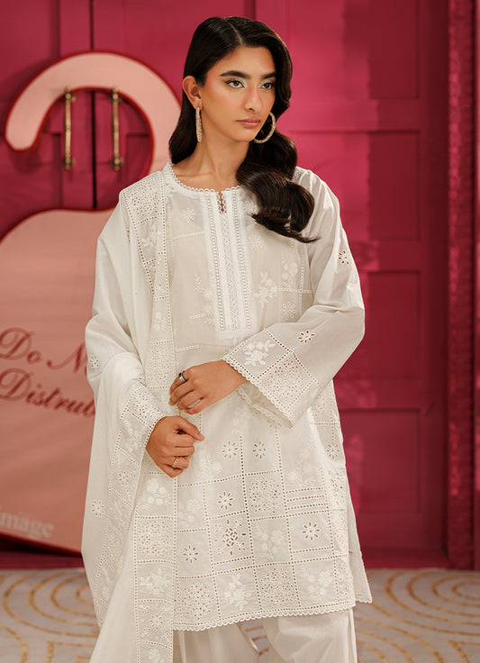 Embroidered 3 PC Suit