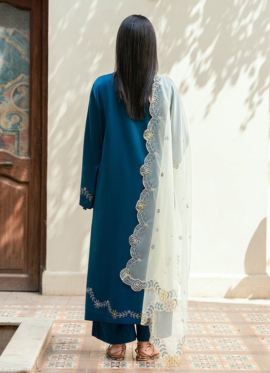 Embroidered 3 PC Suit