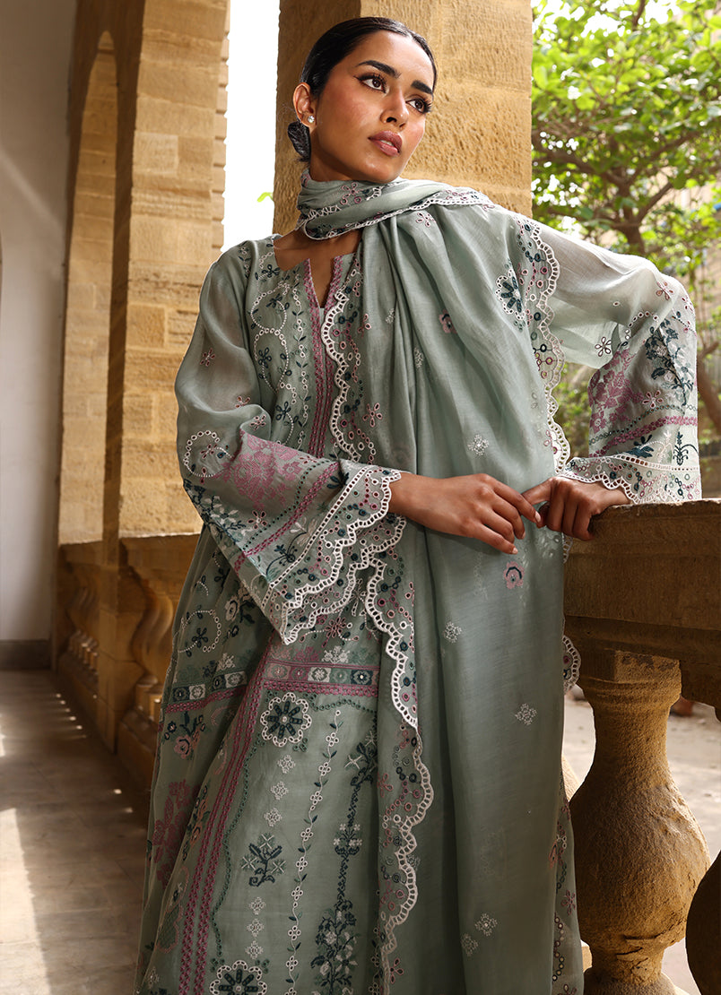 3 PC Embroidered Suit