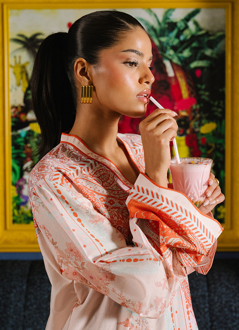 Printed Solid CO-ORD Set
