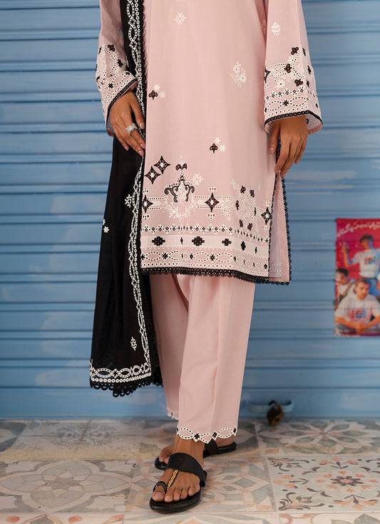 Embroidered 3 PC Suit