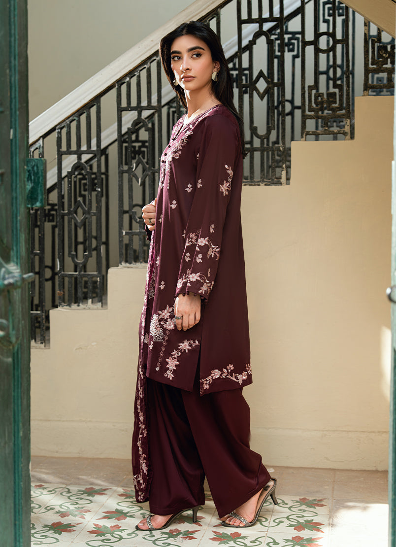 Embroidered 3 PC Suit