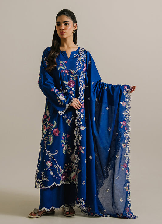 3PC Embroidered Suit