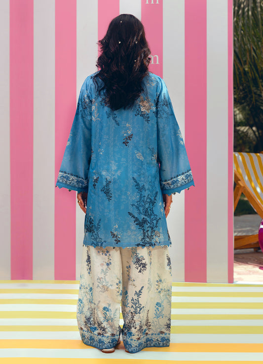 Printed Solid CO-ORD Set