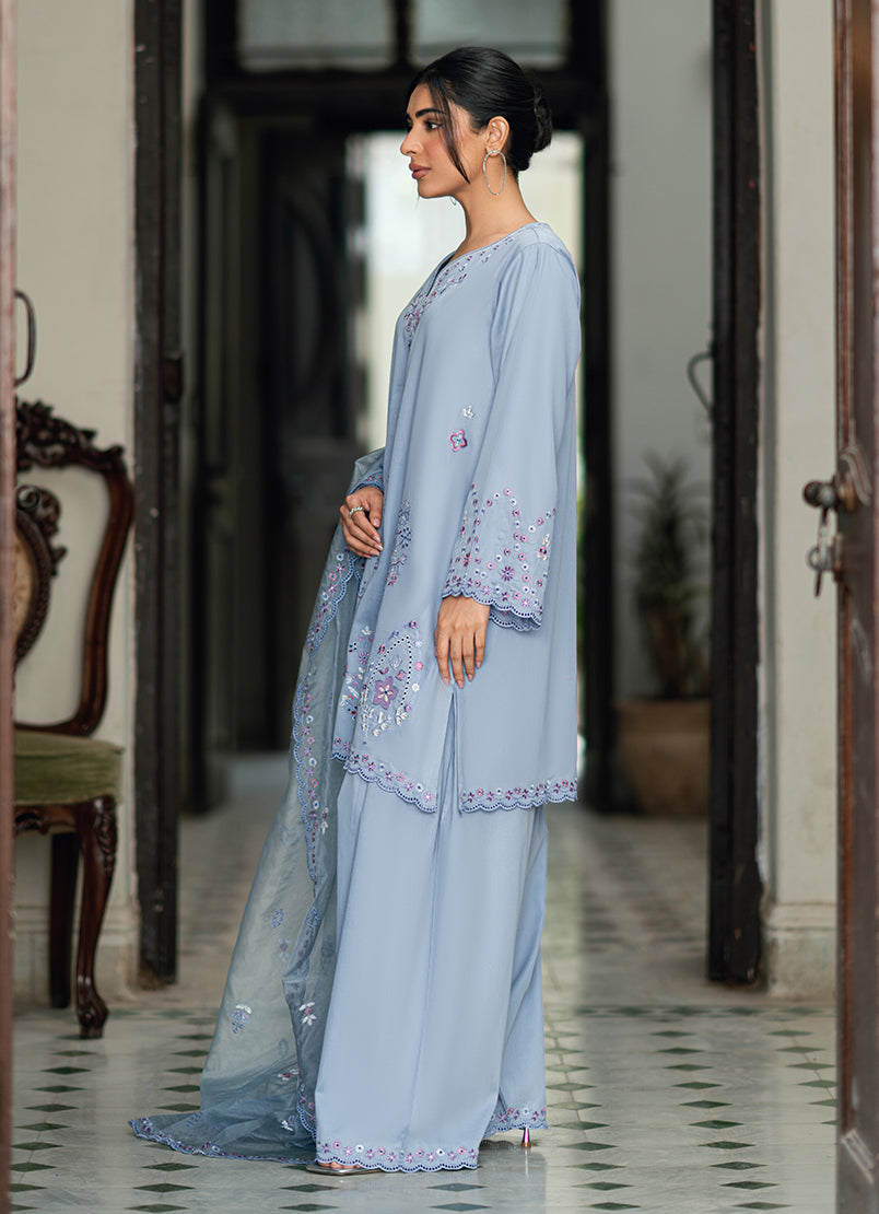 Embroidered 3 PC Suit