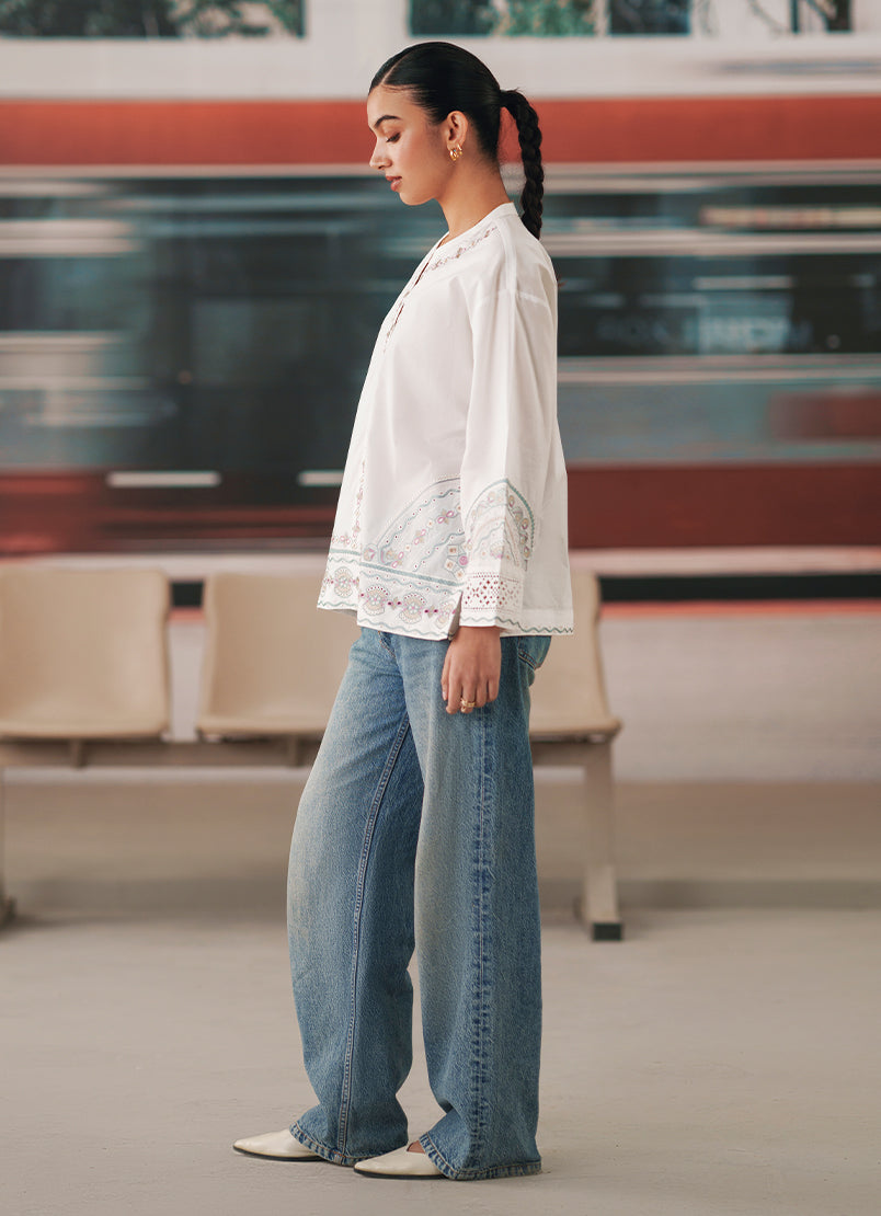 Embroidered Top