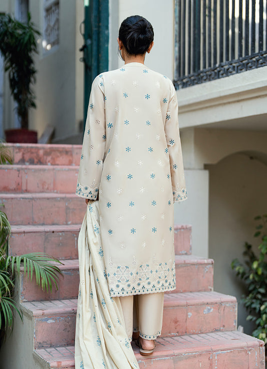 Embroidered 3 PC Suit