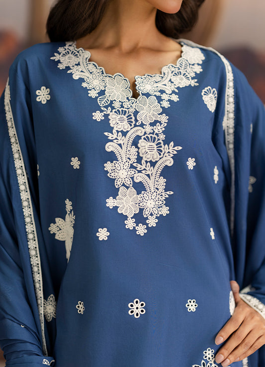 Embroidered 3 PC Suit