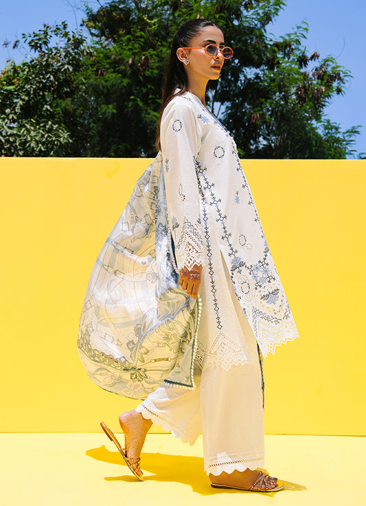 Embroidered 3 PC Suit
