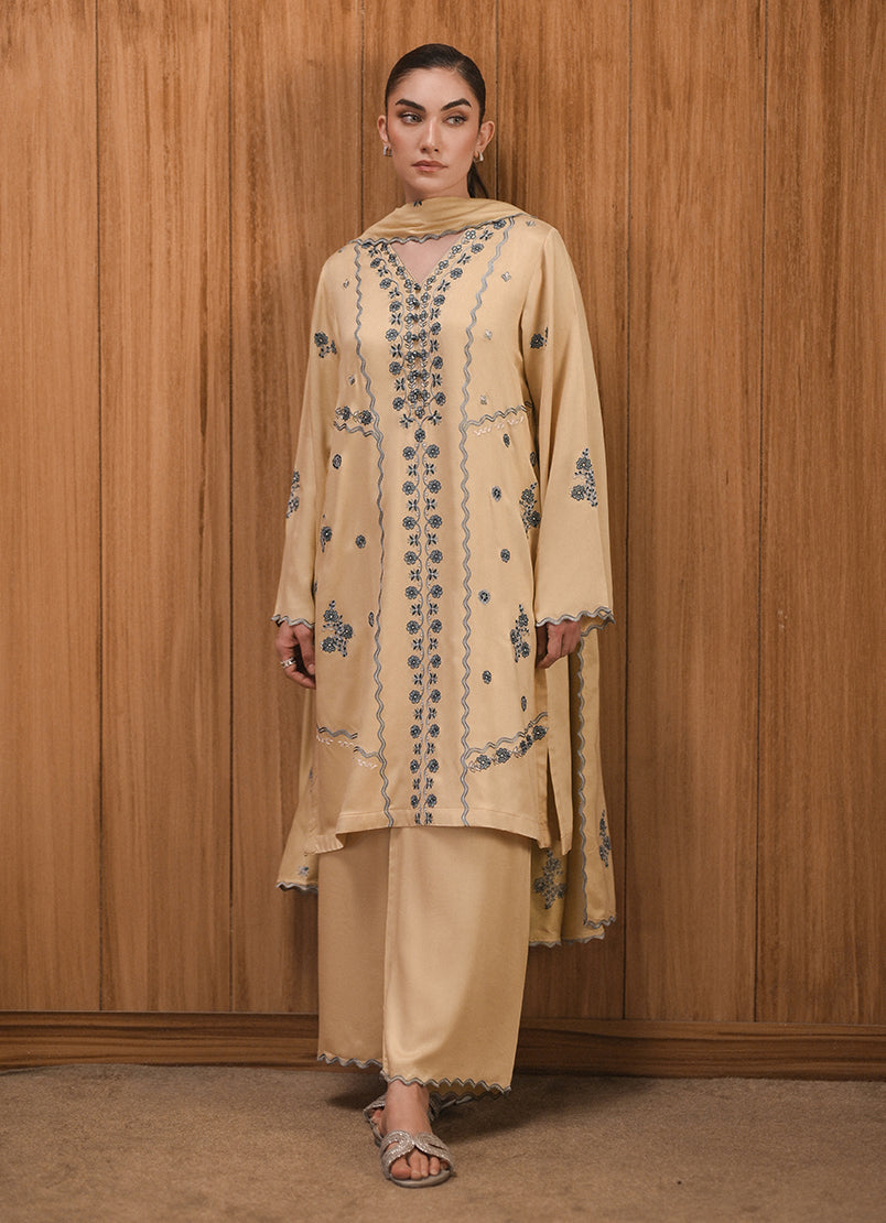 3 PC Embroidered Suit
