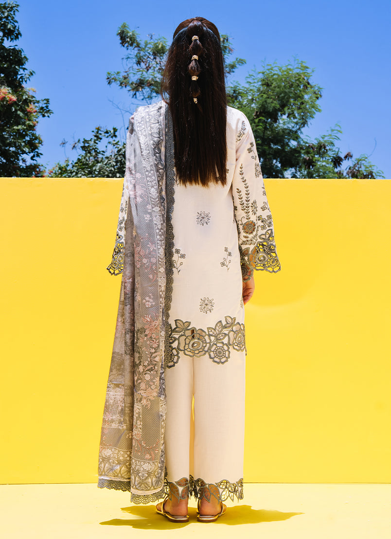 Embroidered 3 PC Suit