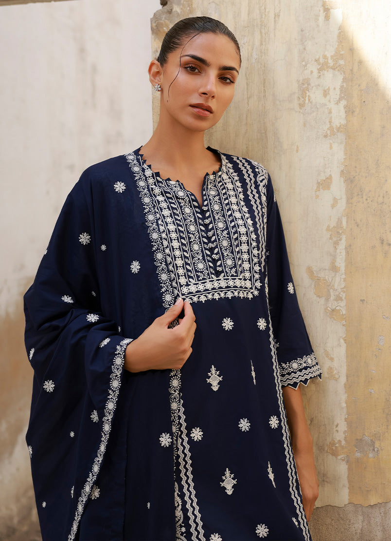 Embroidered Shirt & Dupatta