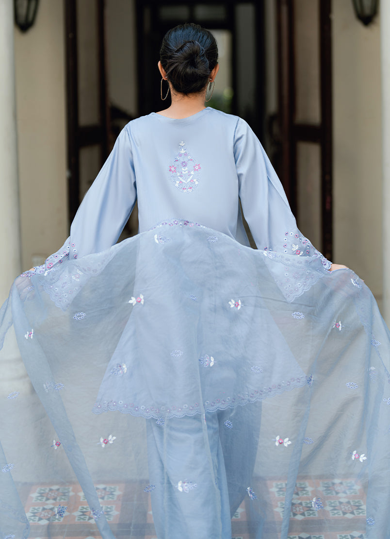 Embroidered 3 PC Suit