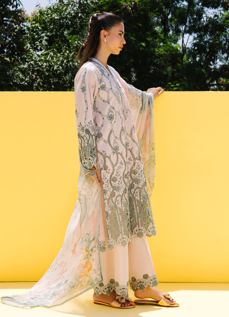 Embroidered 3 PC Suit
