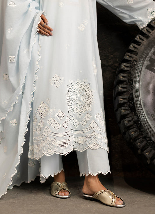 Embroidered 3 PC Suit