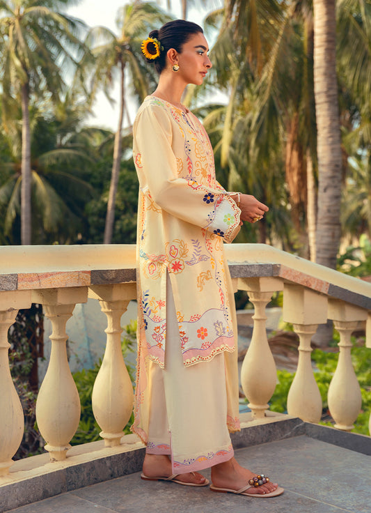 Printed 3 PC Suit
