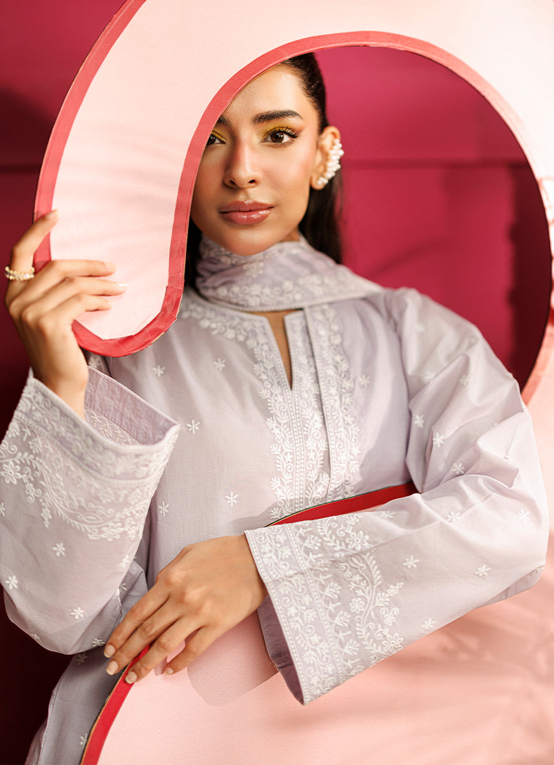 Embroidered 3 PC Suit