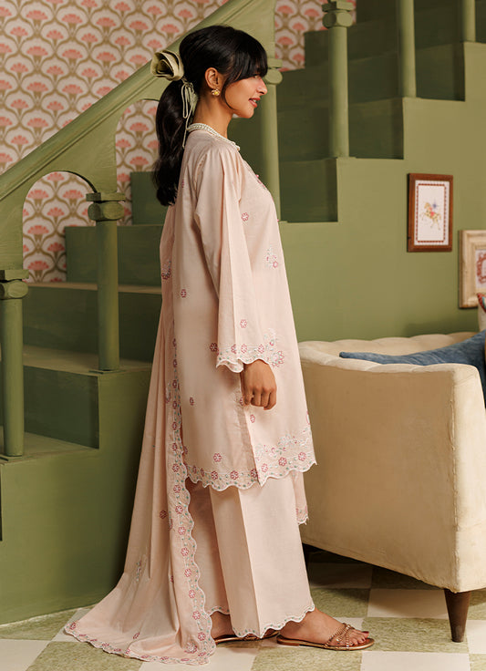 Embroidered 3 PC Suit