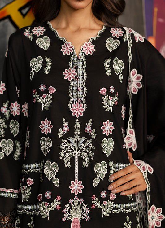 Embroidered 3 PC Suit