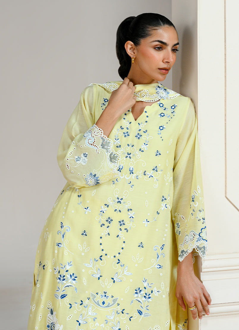 Embroidered 3 PC Suit