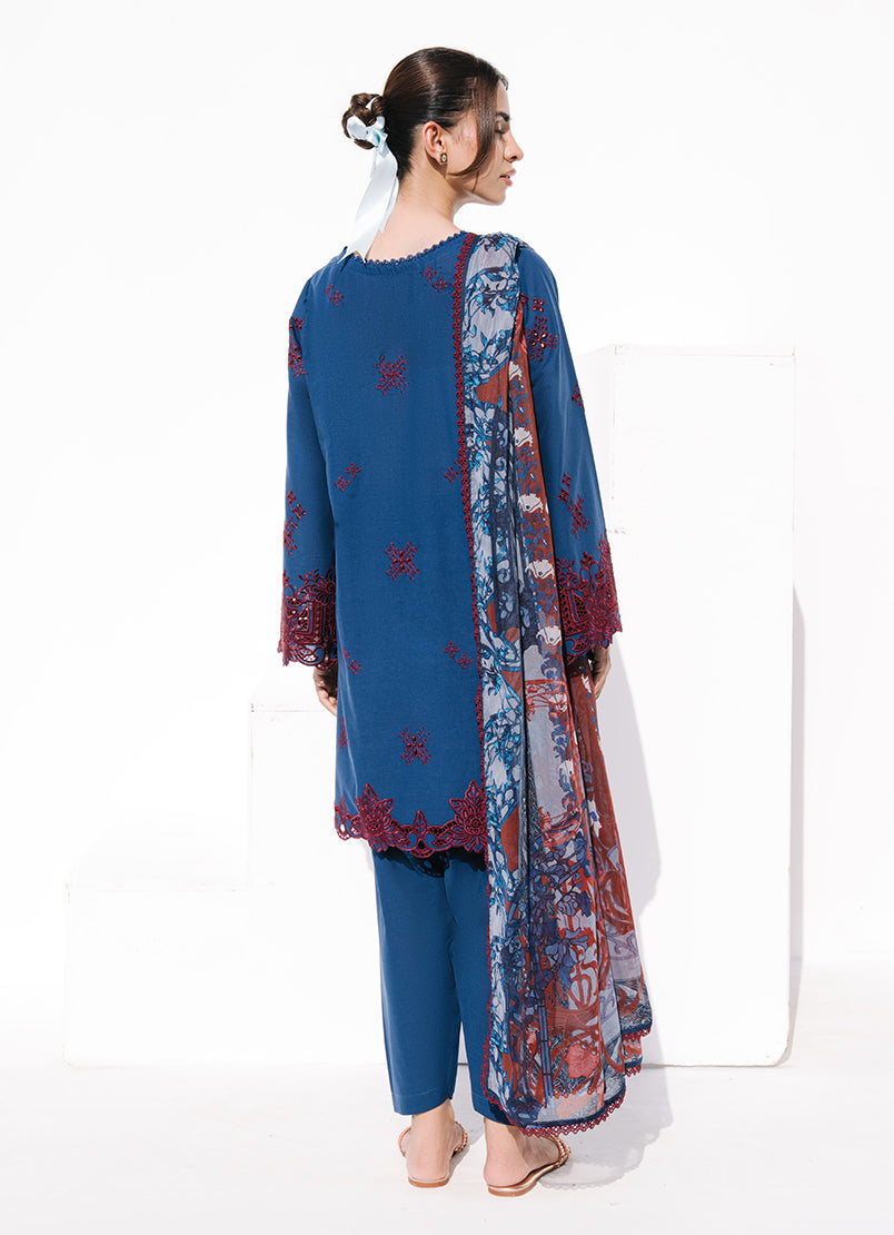 Embroidered 3 PC Suit