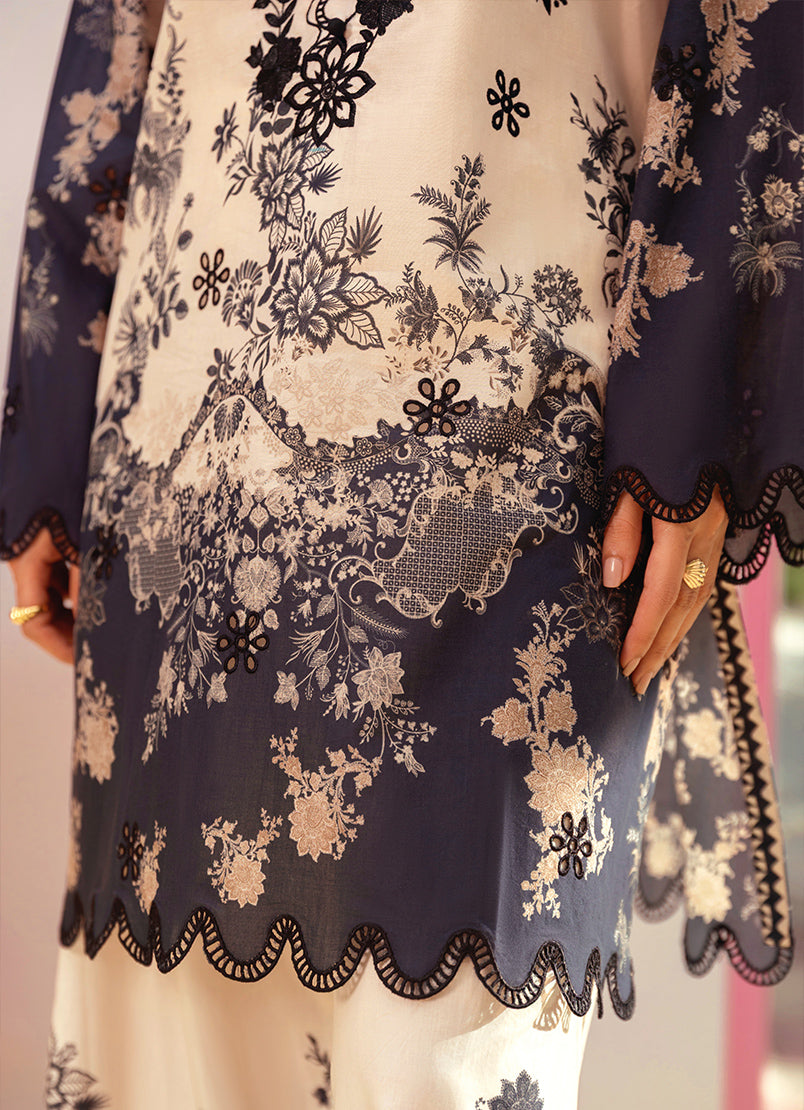 Printed Embroidered CO-ORD Set