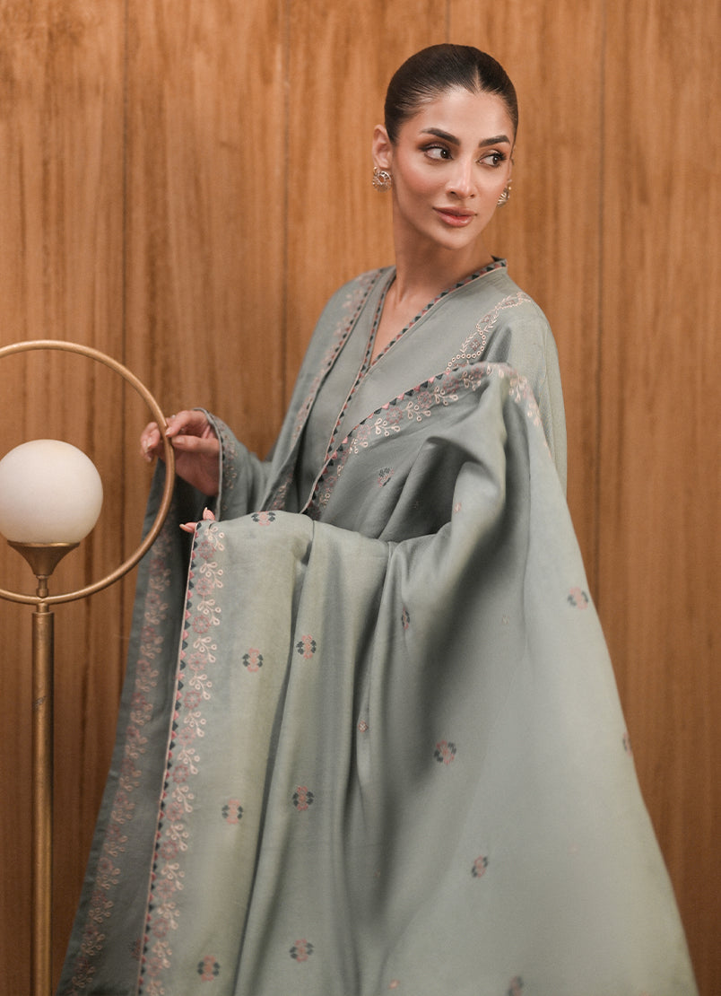 3 PC Embroidered Suit