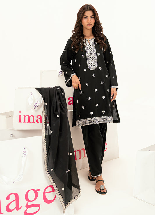 Embroidered 3 PC Suit